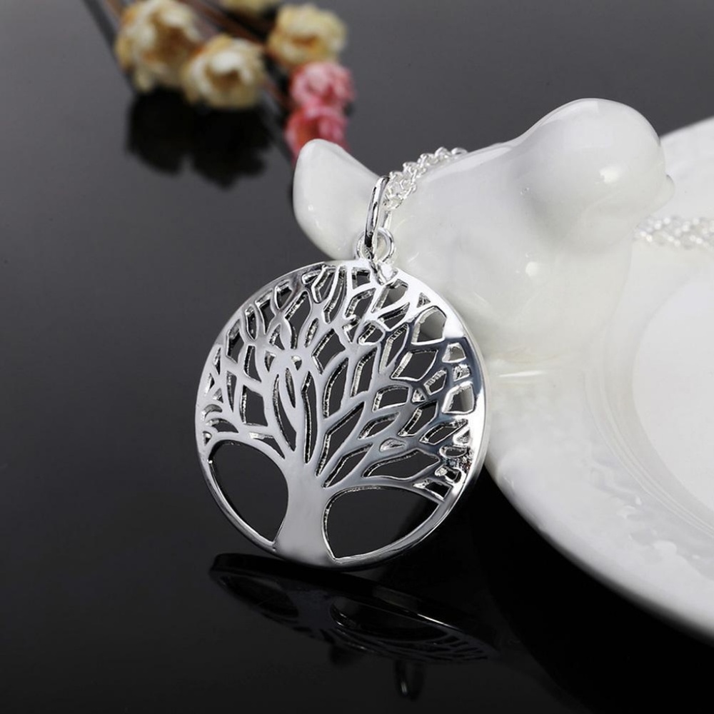925 Sterling Silver Tree of Life Necklace - Picture 6 of 6